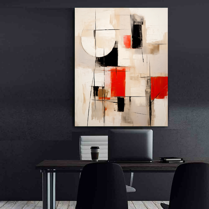 Canvas painting - Modern Abstract Geometry