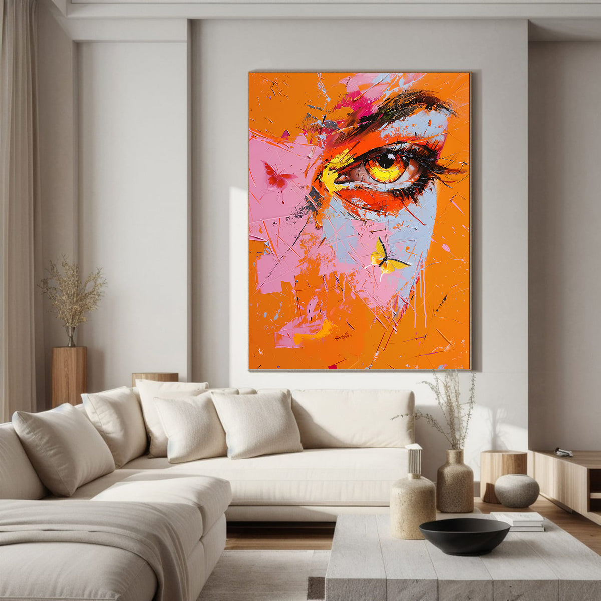 Canvas Painting - Abstract Portrait