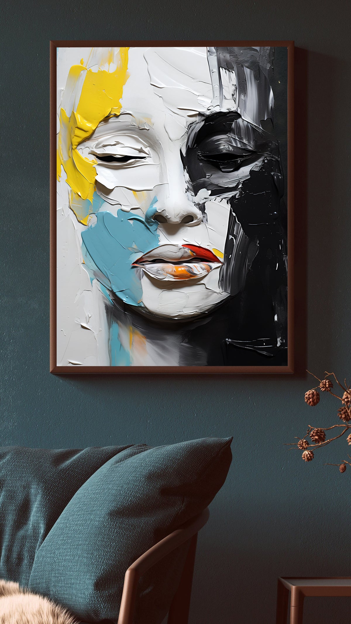 Canvas Painting - Abstract Portrait