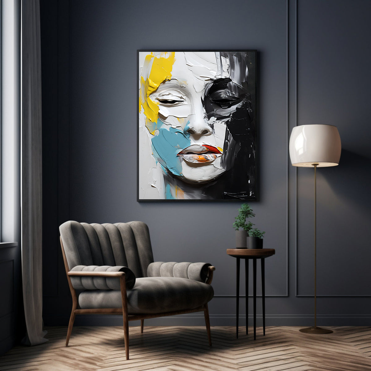Canvas Painting - Abstract Portrait