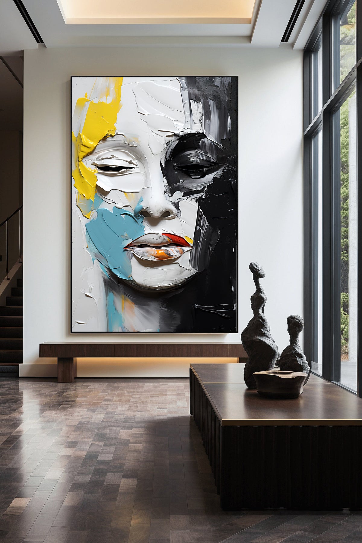 Canvas Painting - Abstract Portrait