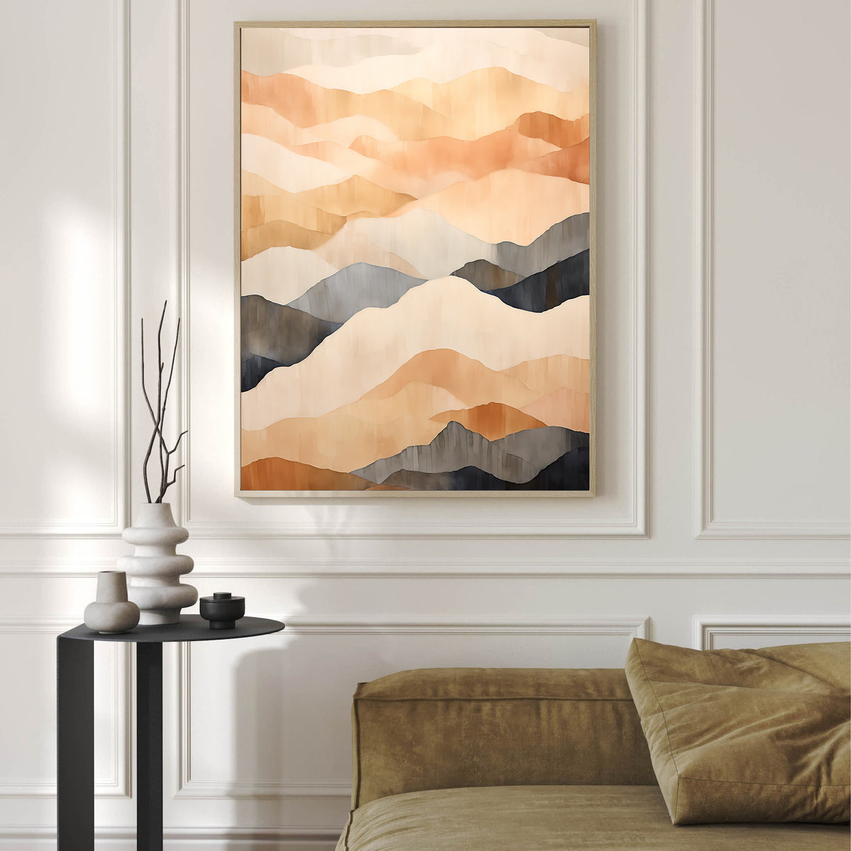 Tablou Canvas - Mountain Abstract Art