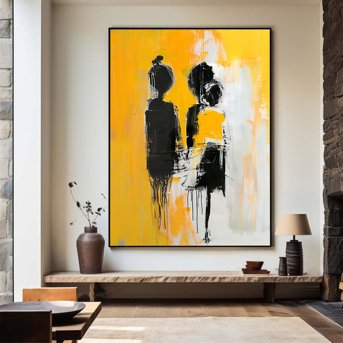 Canvas Painting - Abstract Love