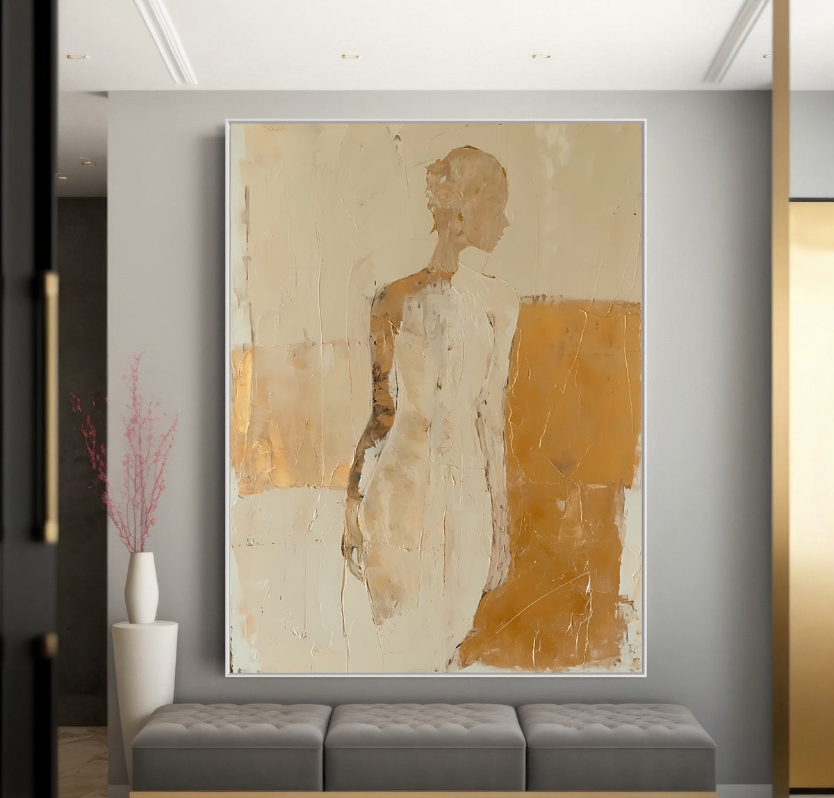 Canvas Painting - Abstract Woman