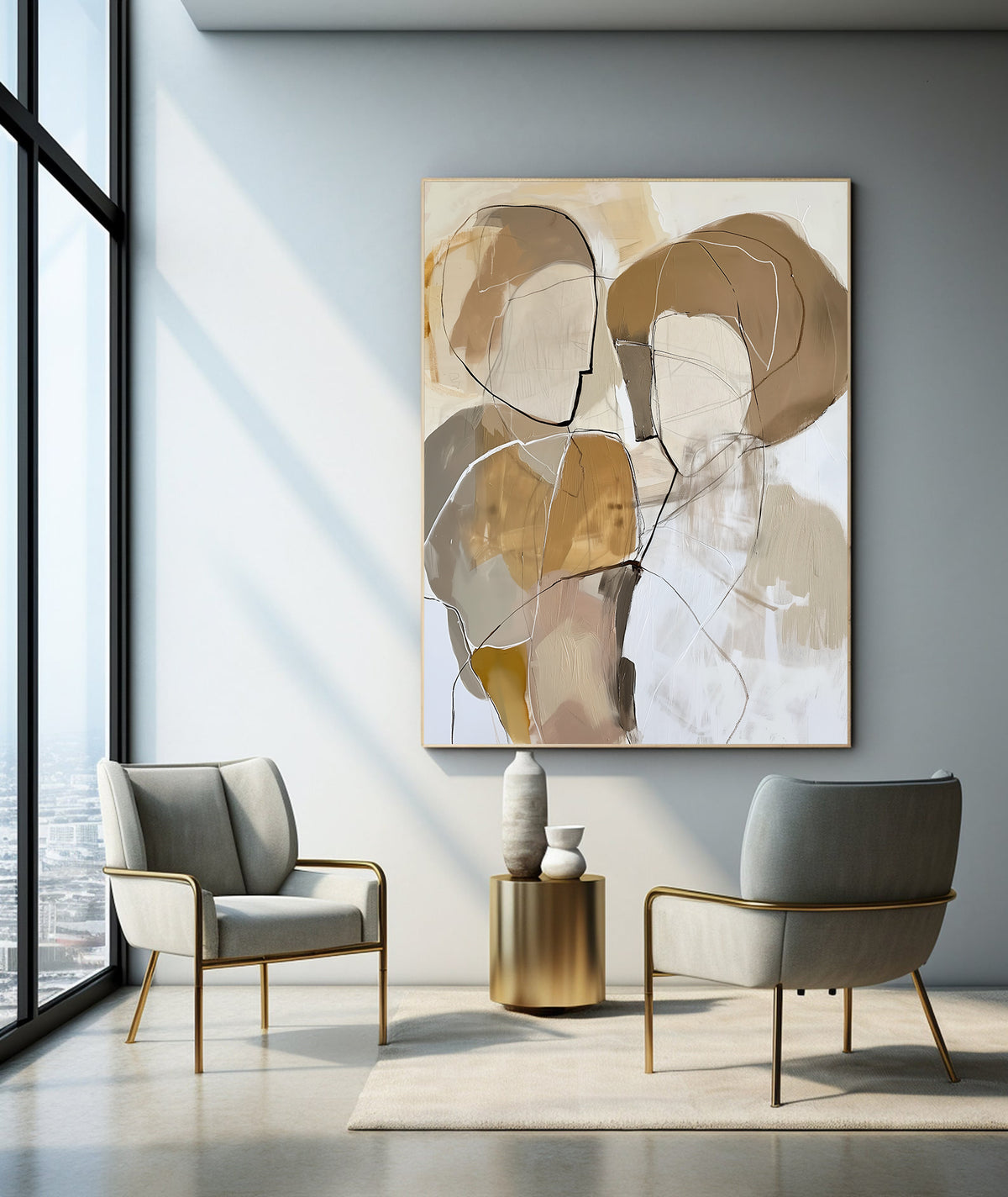 Canvas Painting - Abstract Love