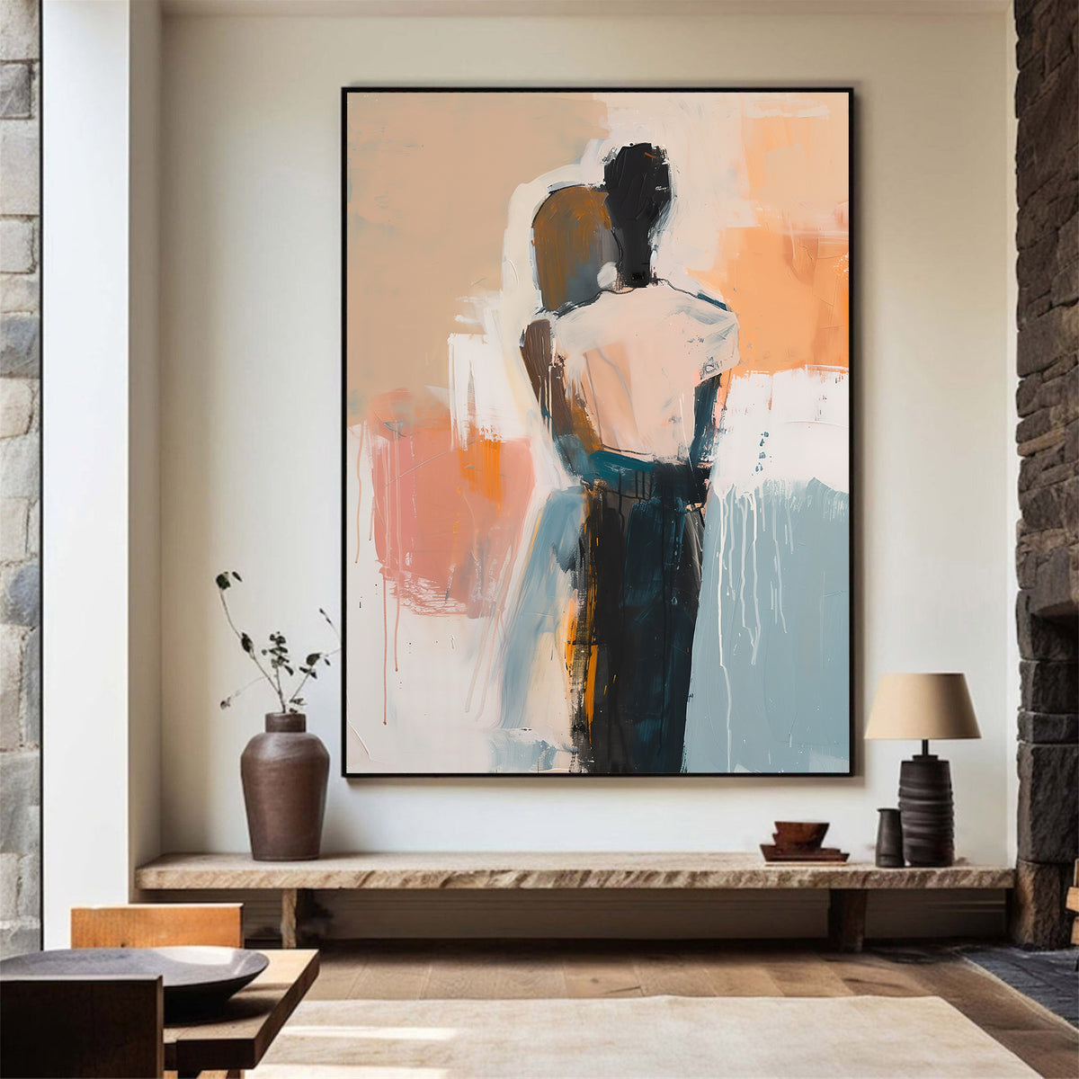 Canvas Painting - Abstract Love