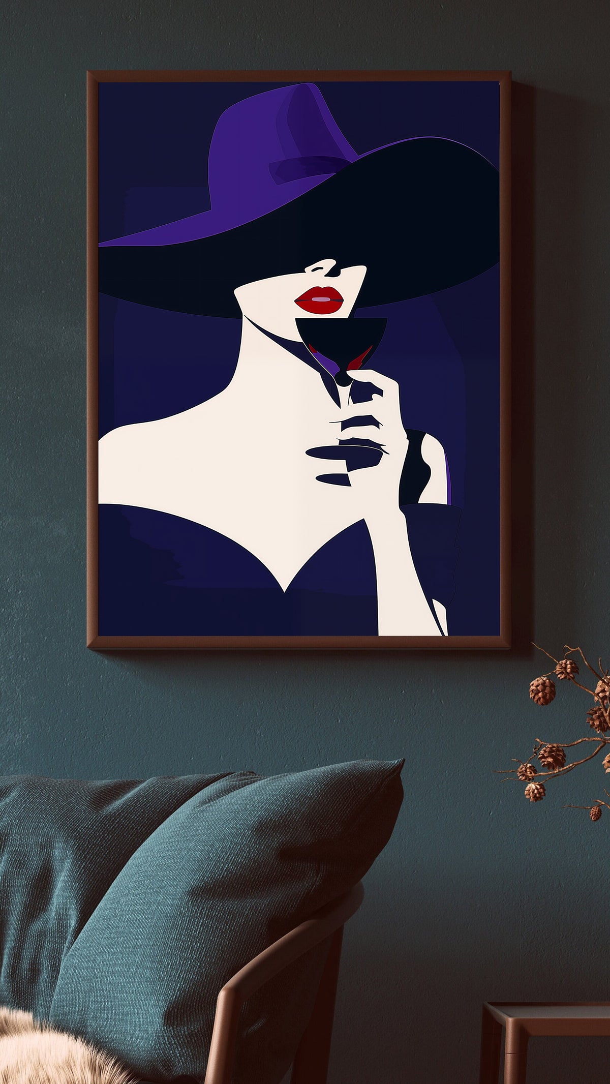 Tablou Canvas - Femeie Enigmatica
