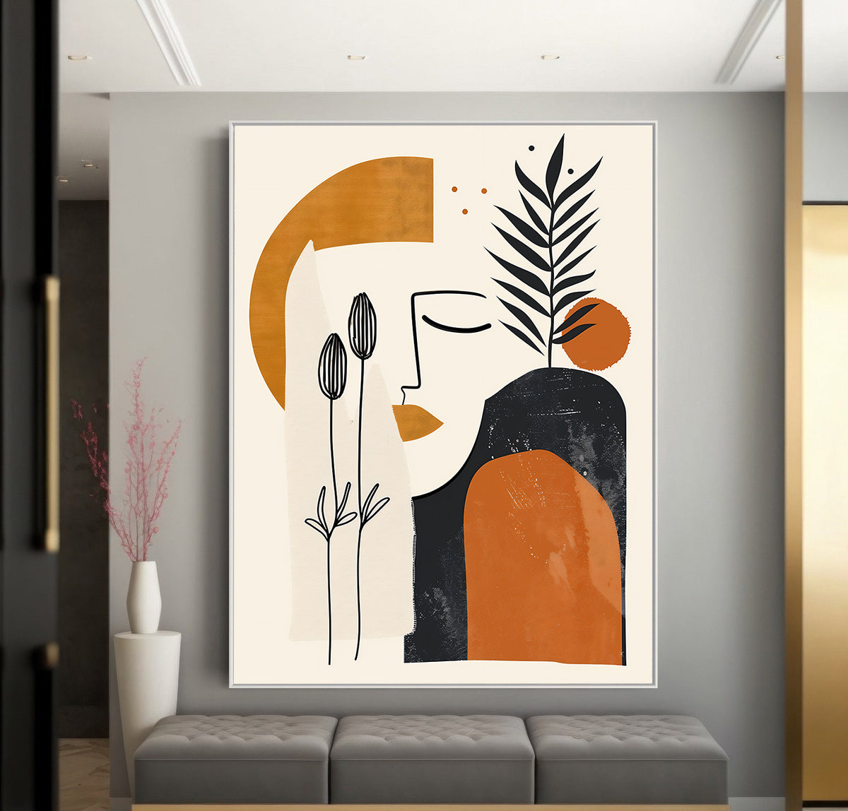 Canvas Painting - Abstract Portrait