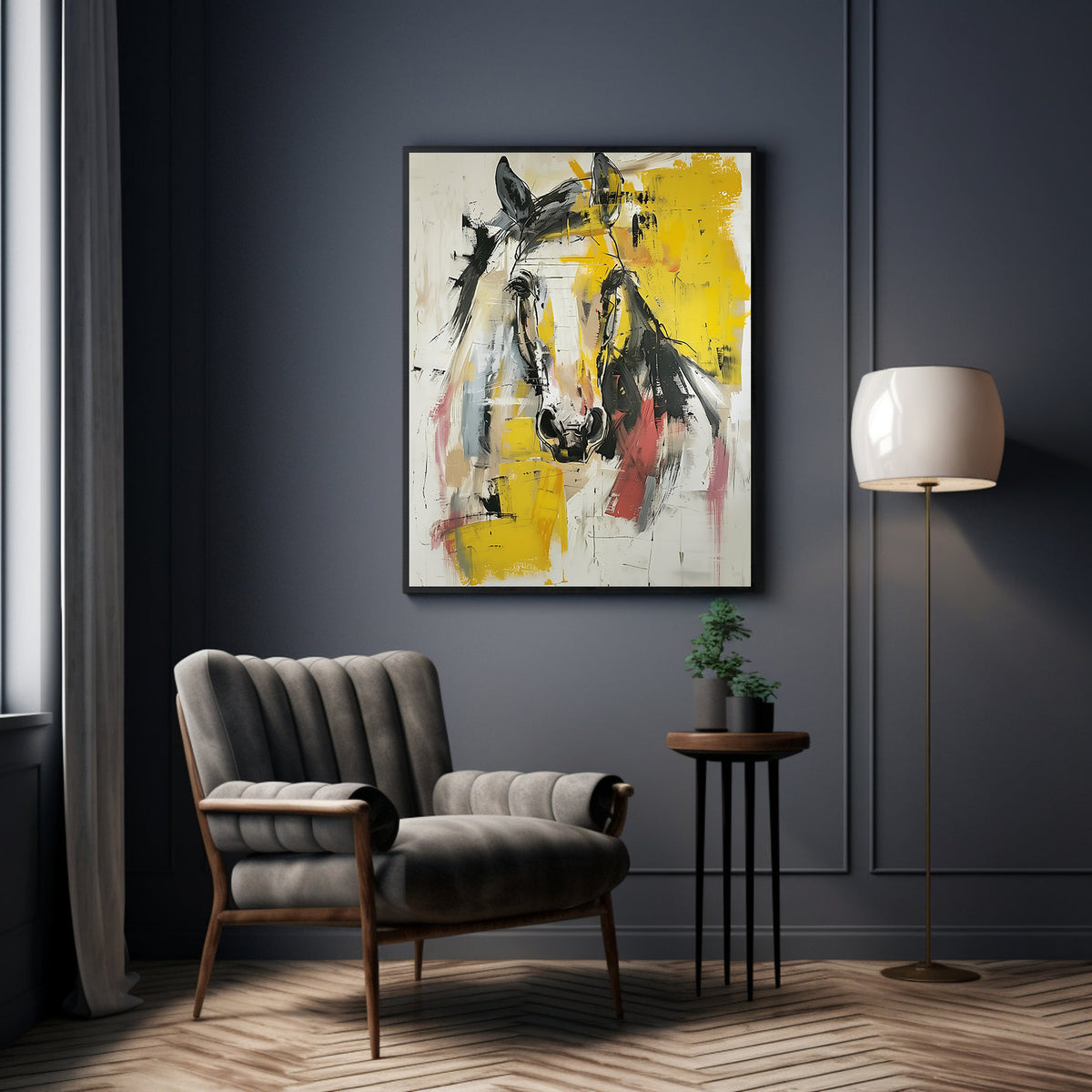 Tablou Canvas - Cal Portret Abstract