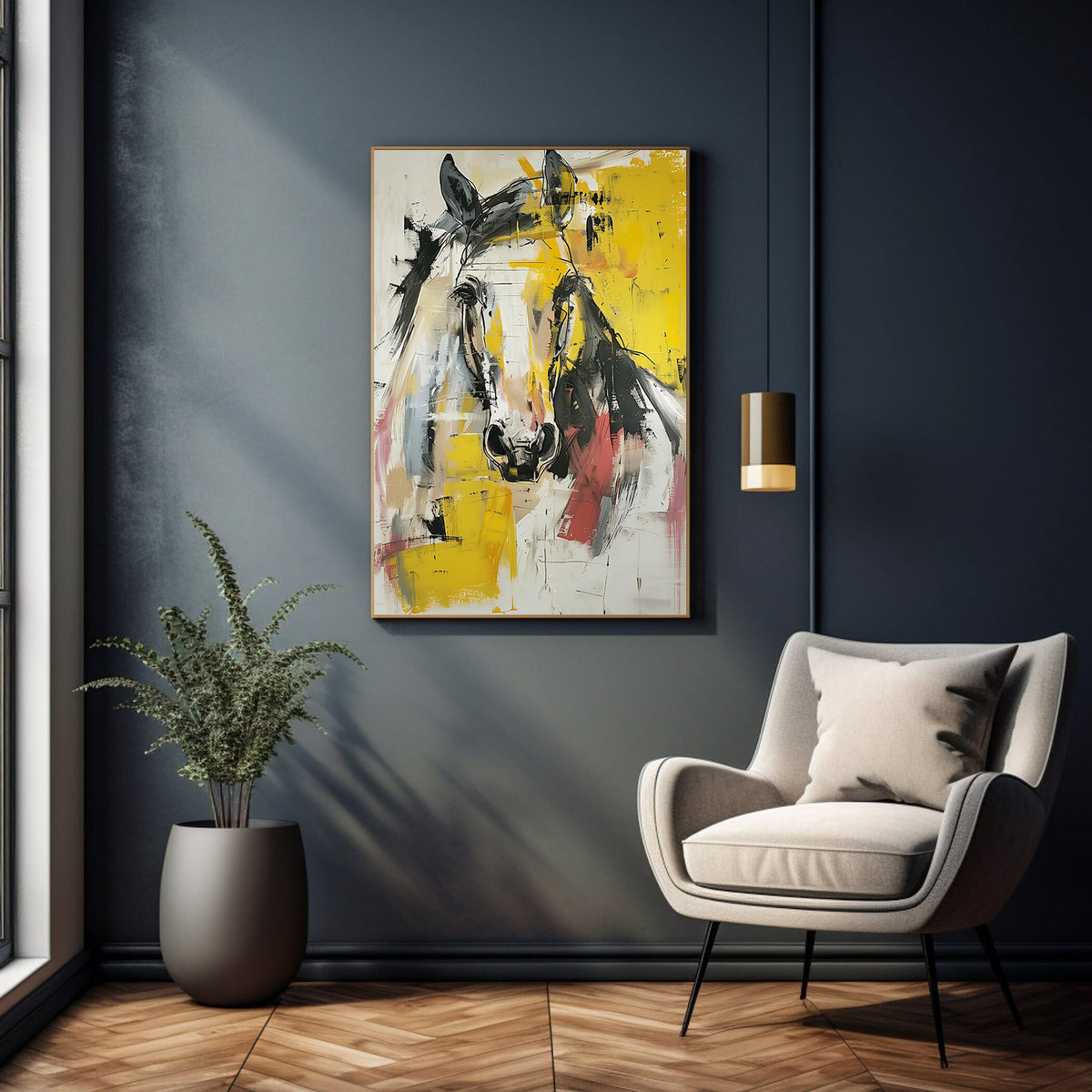 Tablou Canvas - Cal Portret Abstract