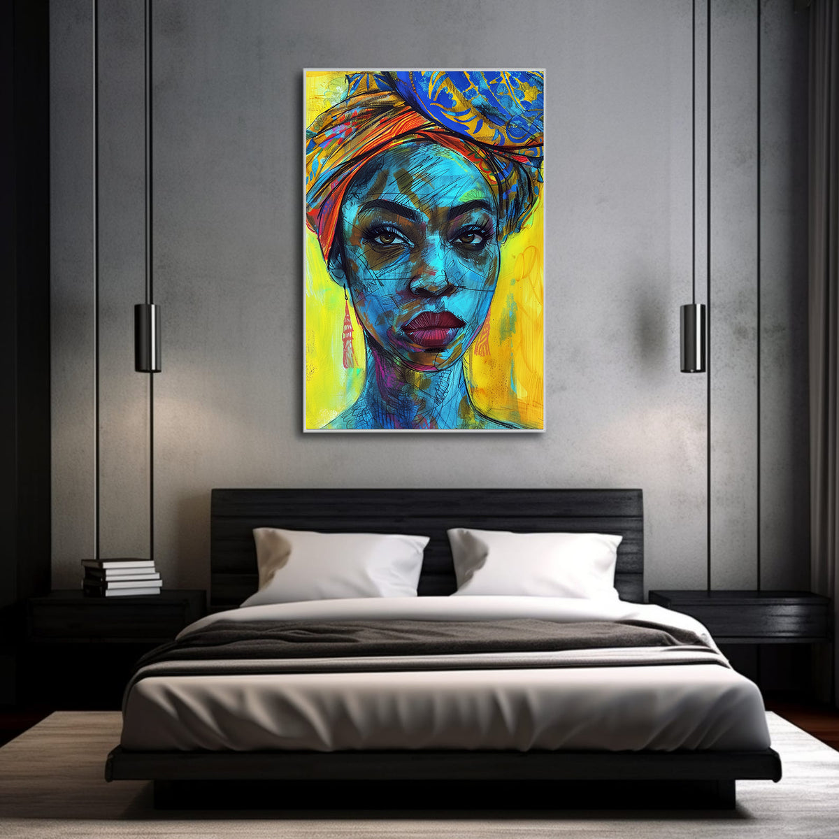 Tablou Canvas - Portret Femeie Africana