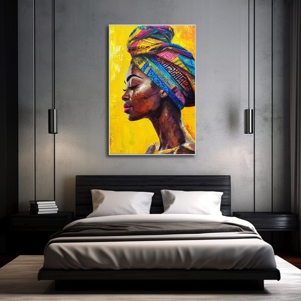 Tablou Canvas - Portret Femeie Africana