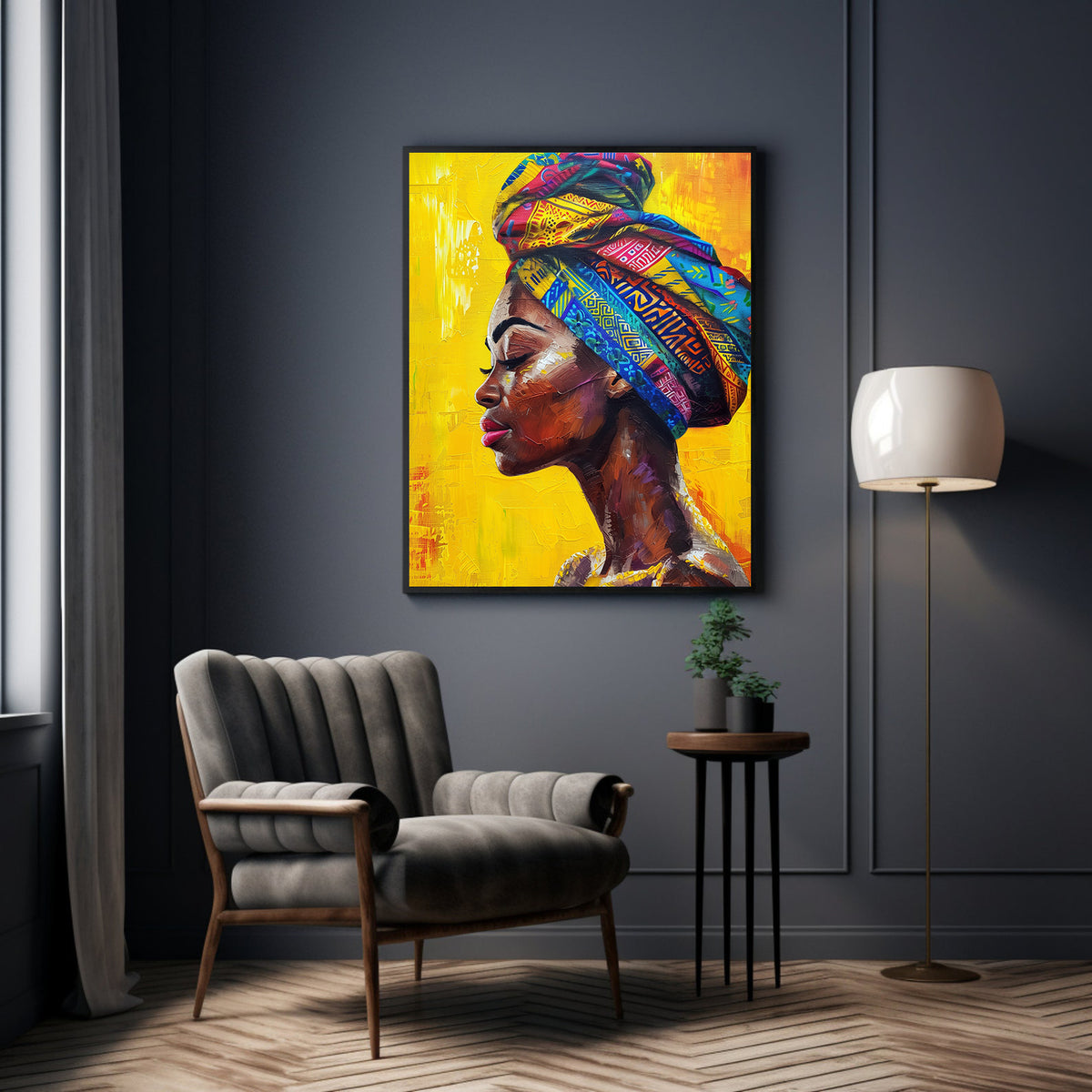 Tablou Canvas - Portret Femeie Africana