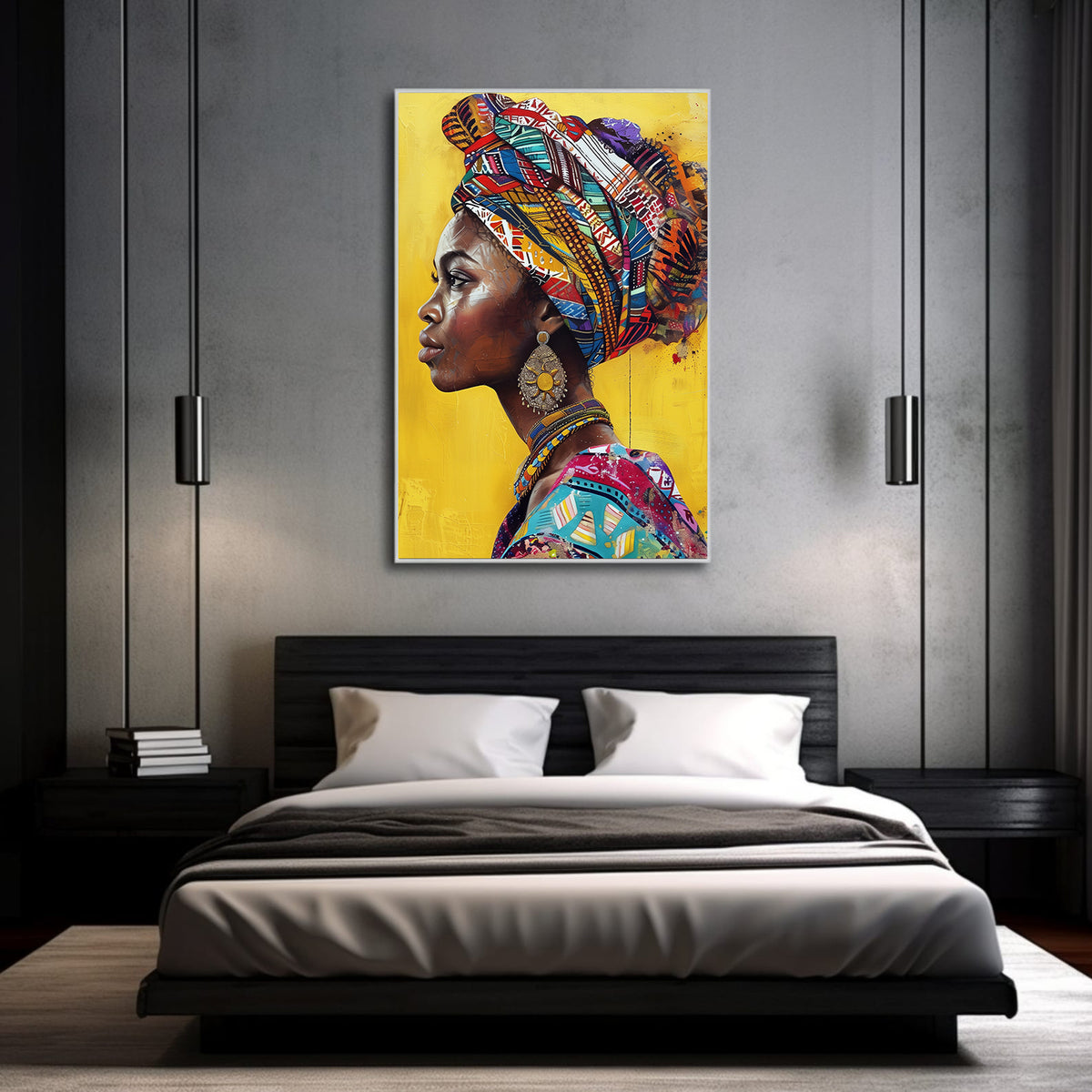 Tablou Canvas - Portret Femeie Africana