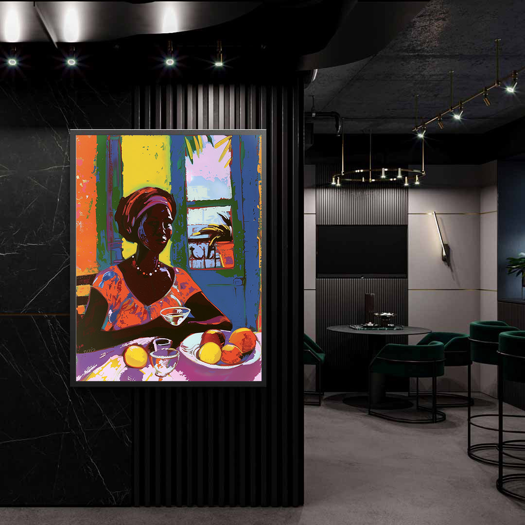 Canvas Painting - African Woman