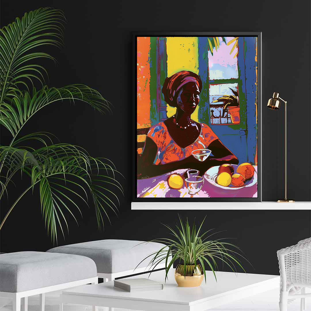 Canvas Painting - African Woman