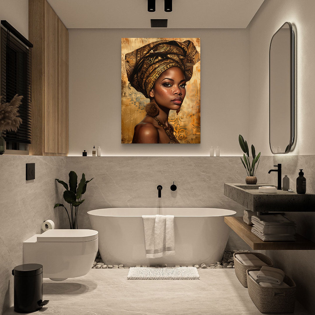 Tablou Canvas - Portret Femeie Africana