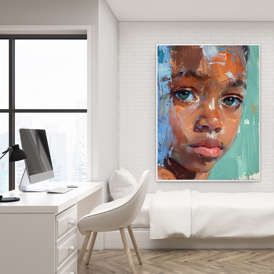 Canvas Painting - Child Portrait