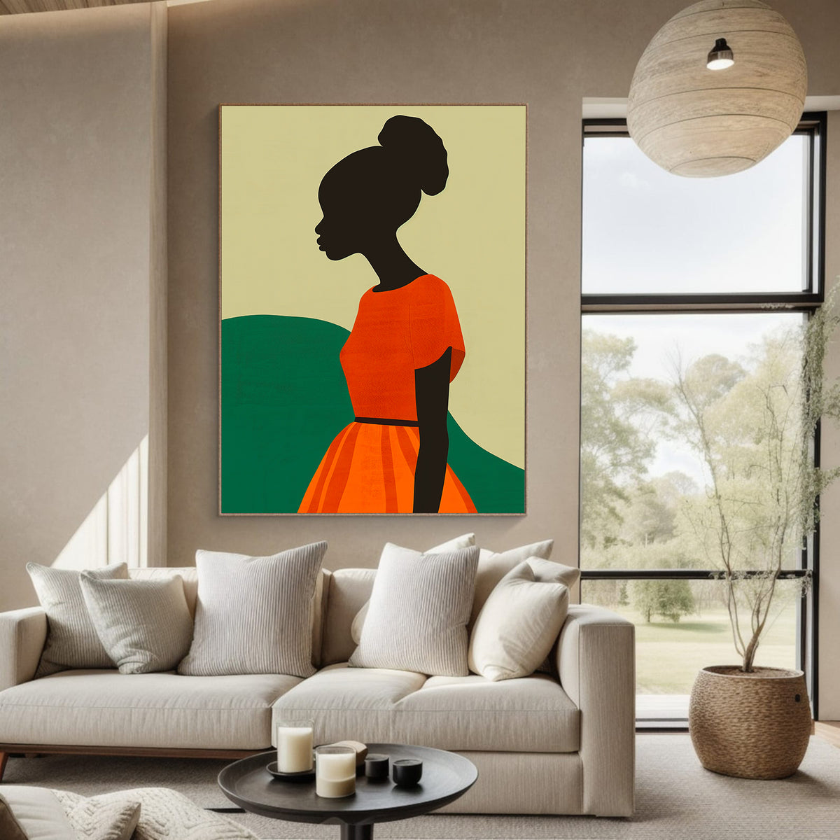 Tablou Canvas - Femeie Africana