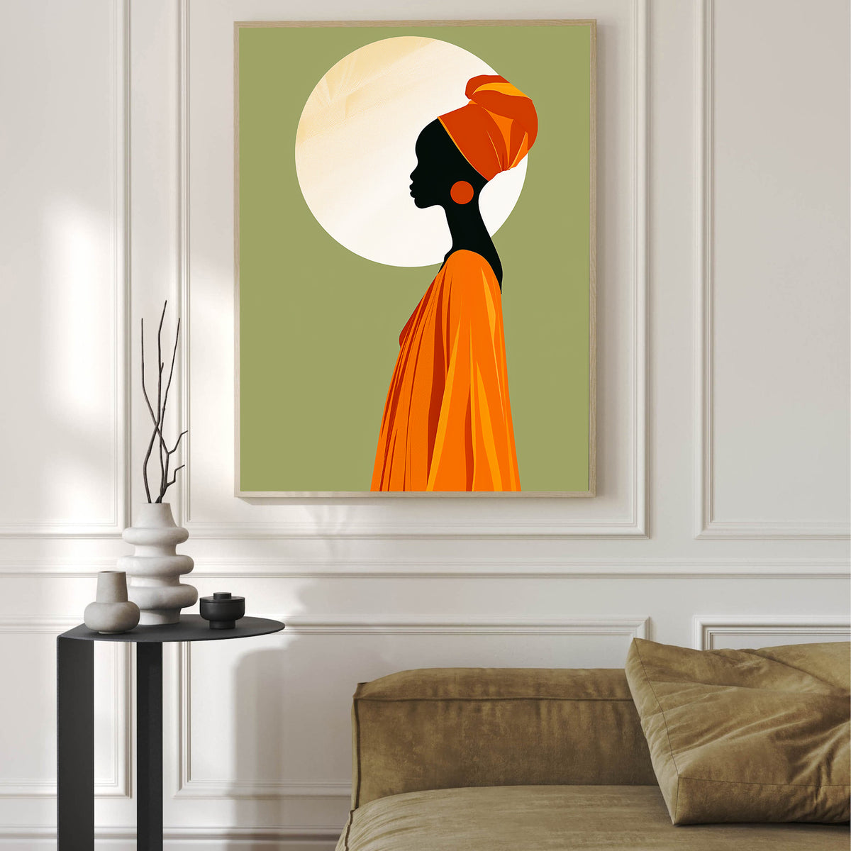 Tablou Canvas - Femeie Africana