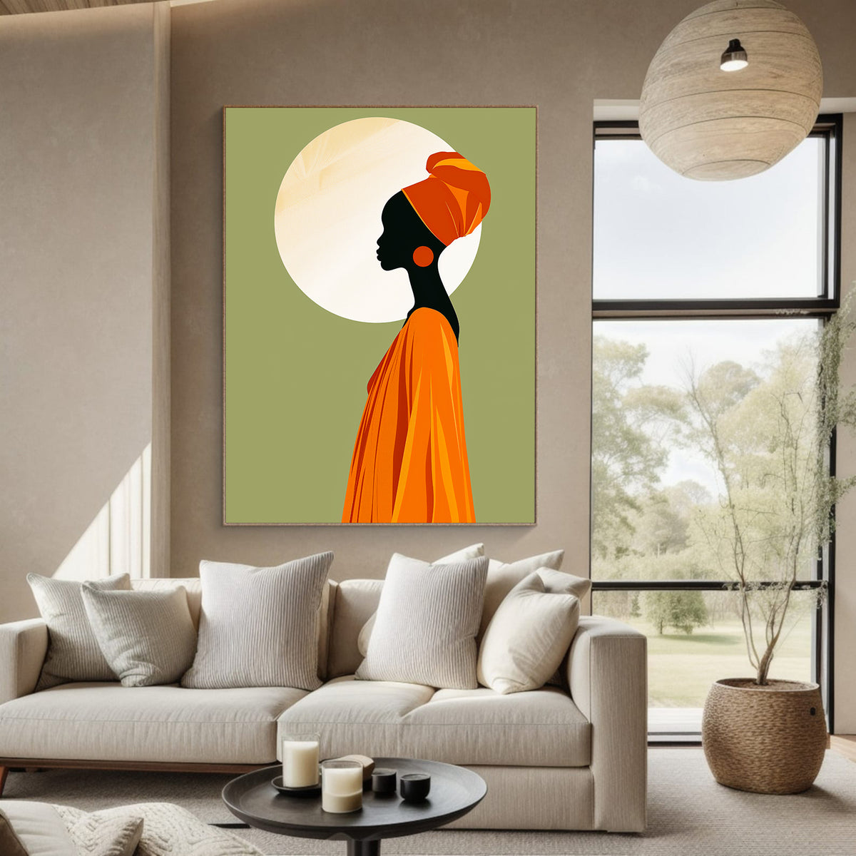 Tablou Canvas - Femeie Africana