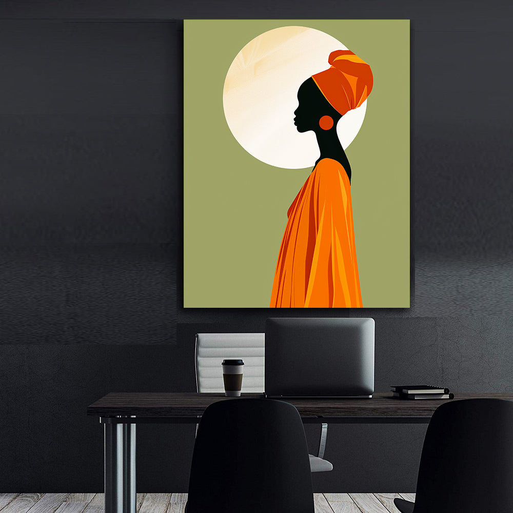 Tablou Canvas - Femeie Africana