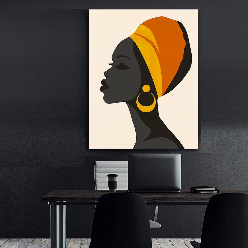 Tablou Canvas - Portret Femeie Africana
