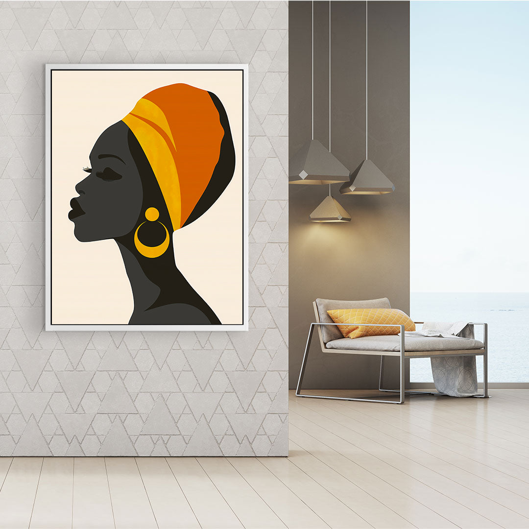 Tablou Canvas - Portret Femeie Africana