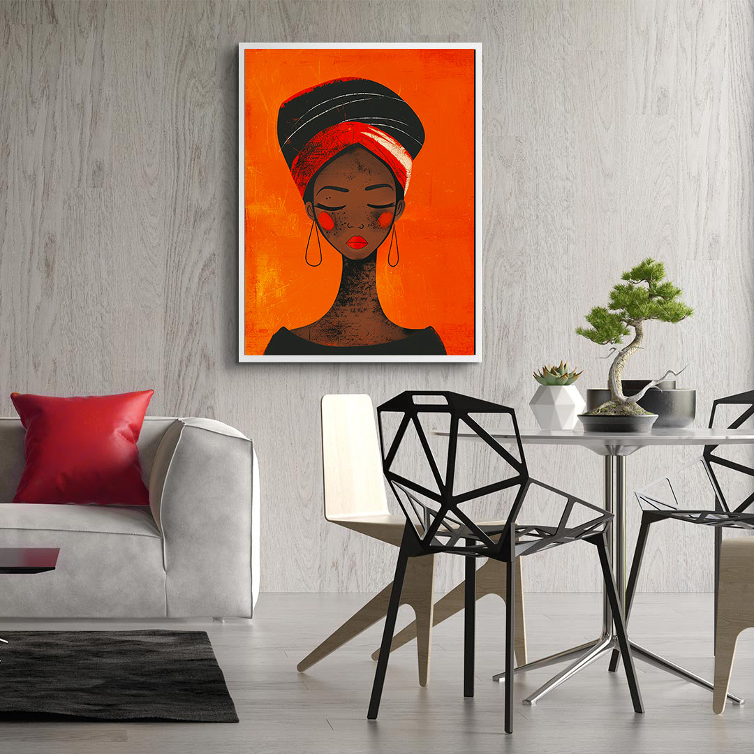 Tablou Canvas - Portret Femeie Africana