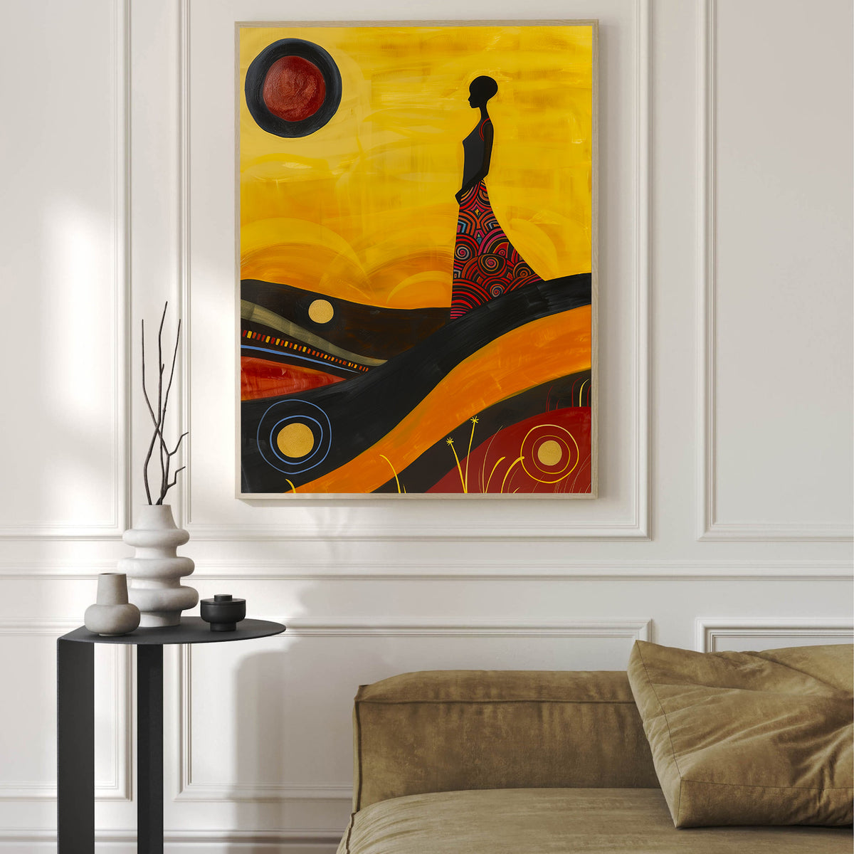 Canvas Painting - African Woman