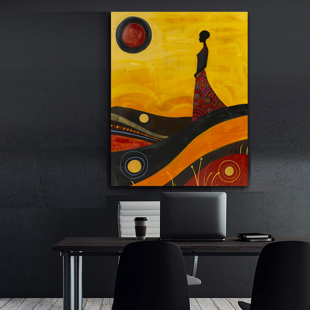 Canvas Painting - African Woman