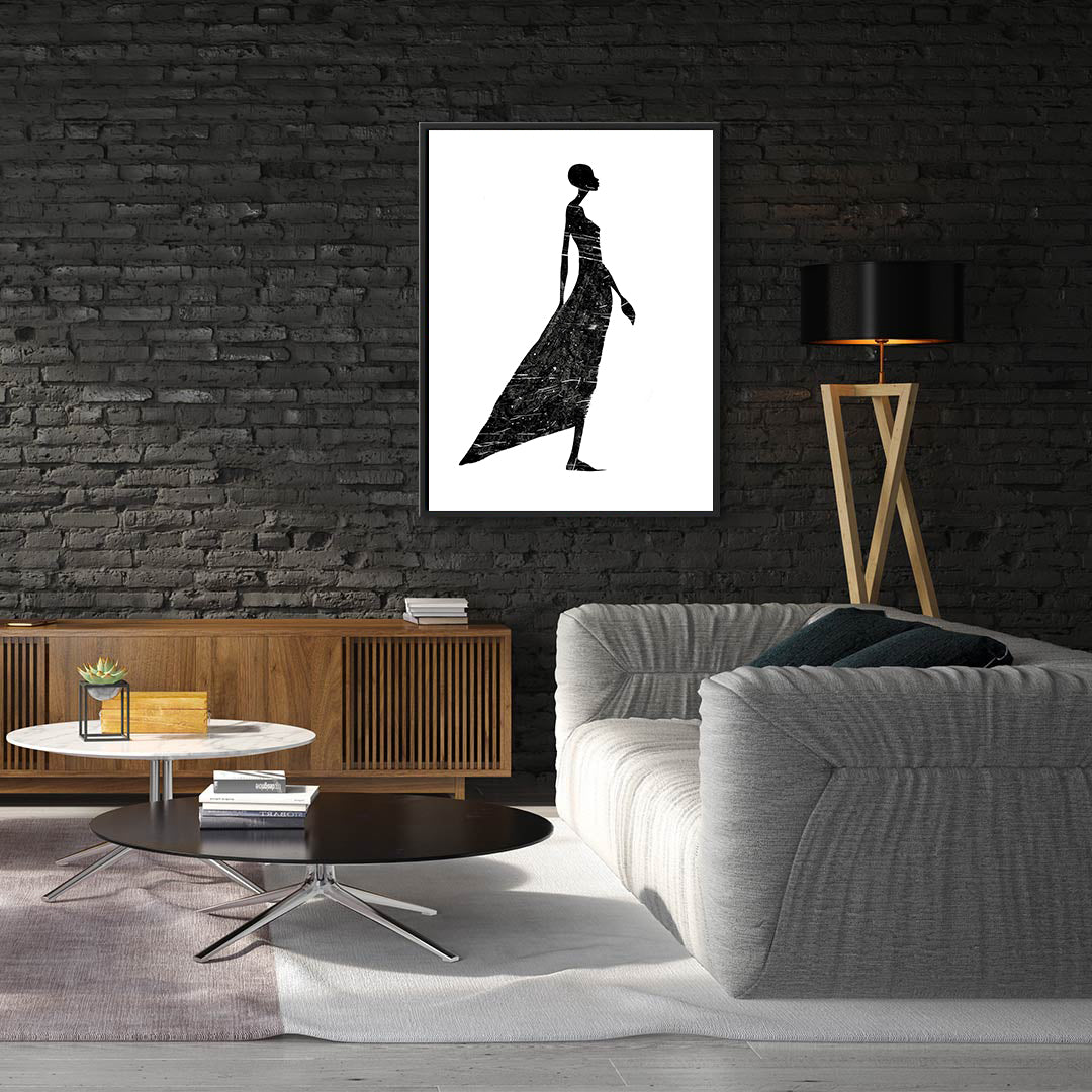 Tablou Canvas - Femeie Africana
