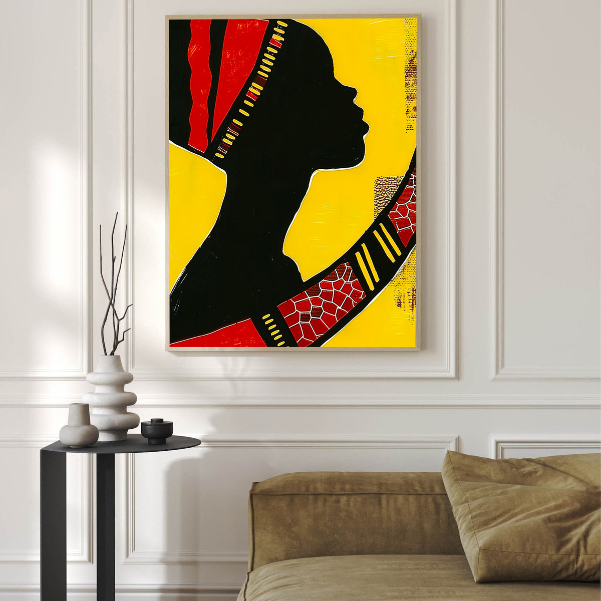 Tablou Canvas - Portret Femeie Africana