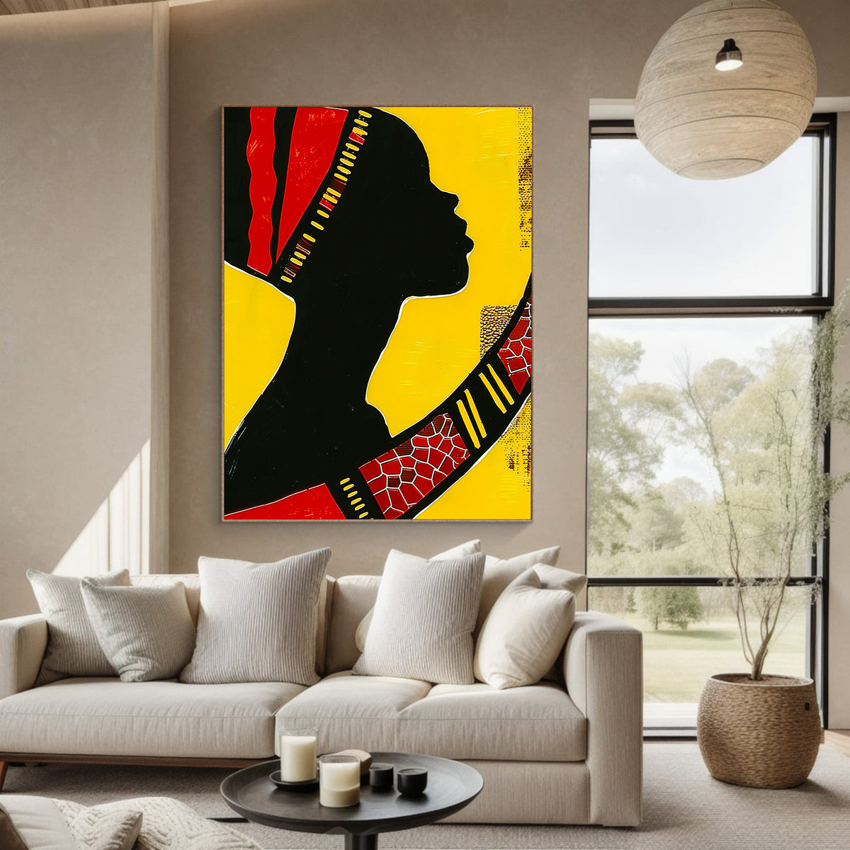 Tablou Canvas - Portret Femeie Africana
