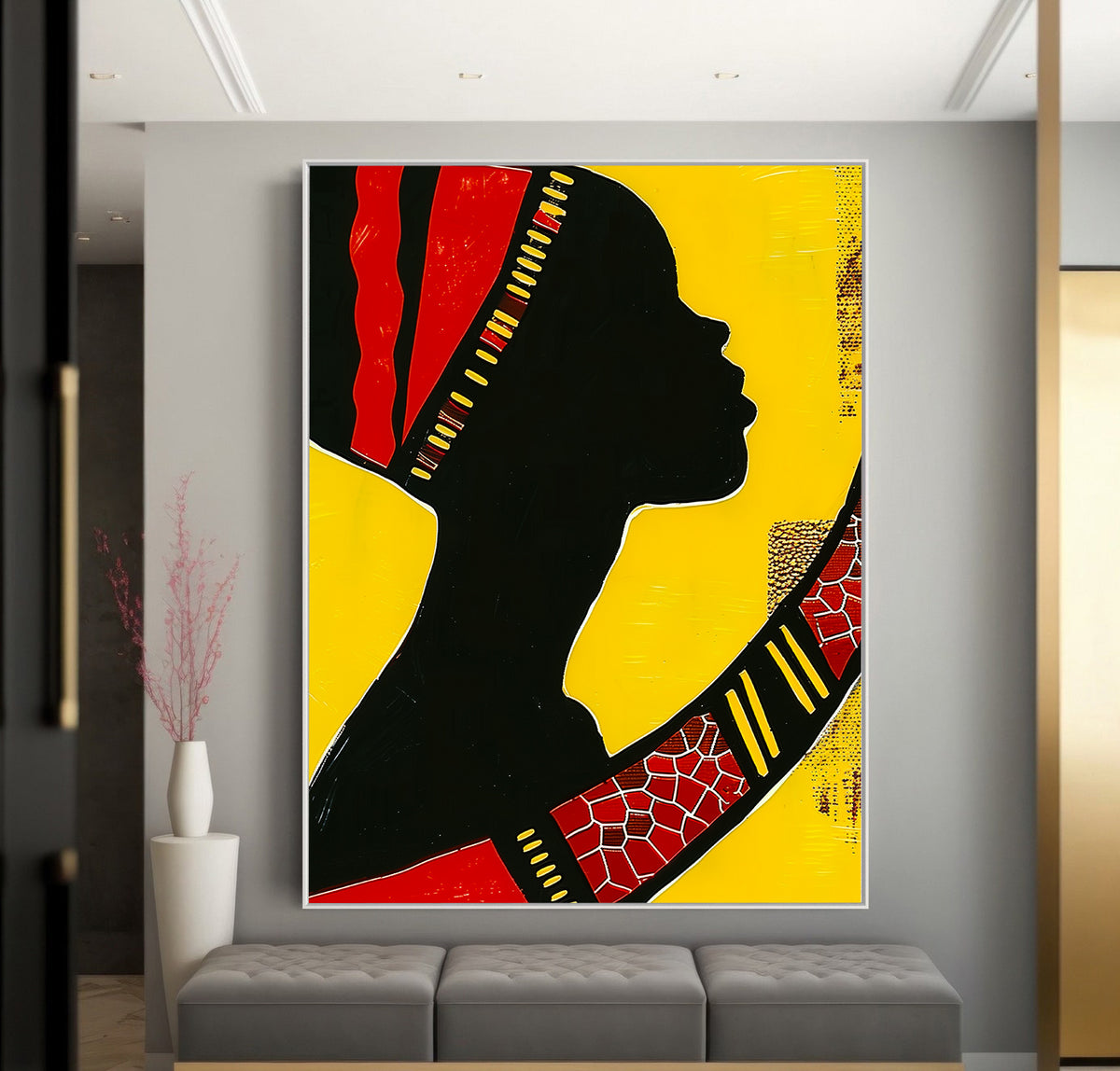 Tablou Canvas - Portret Femeie Africana
