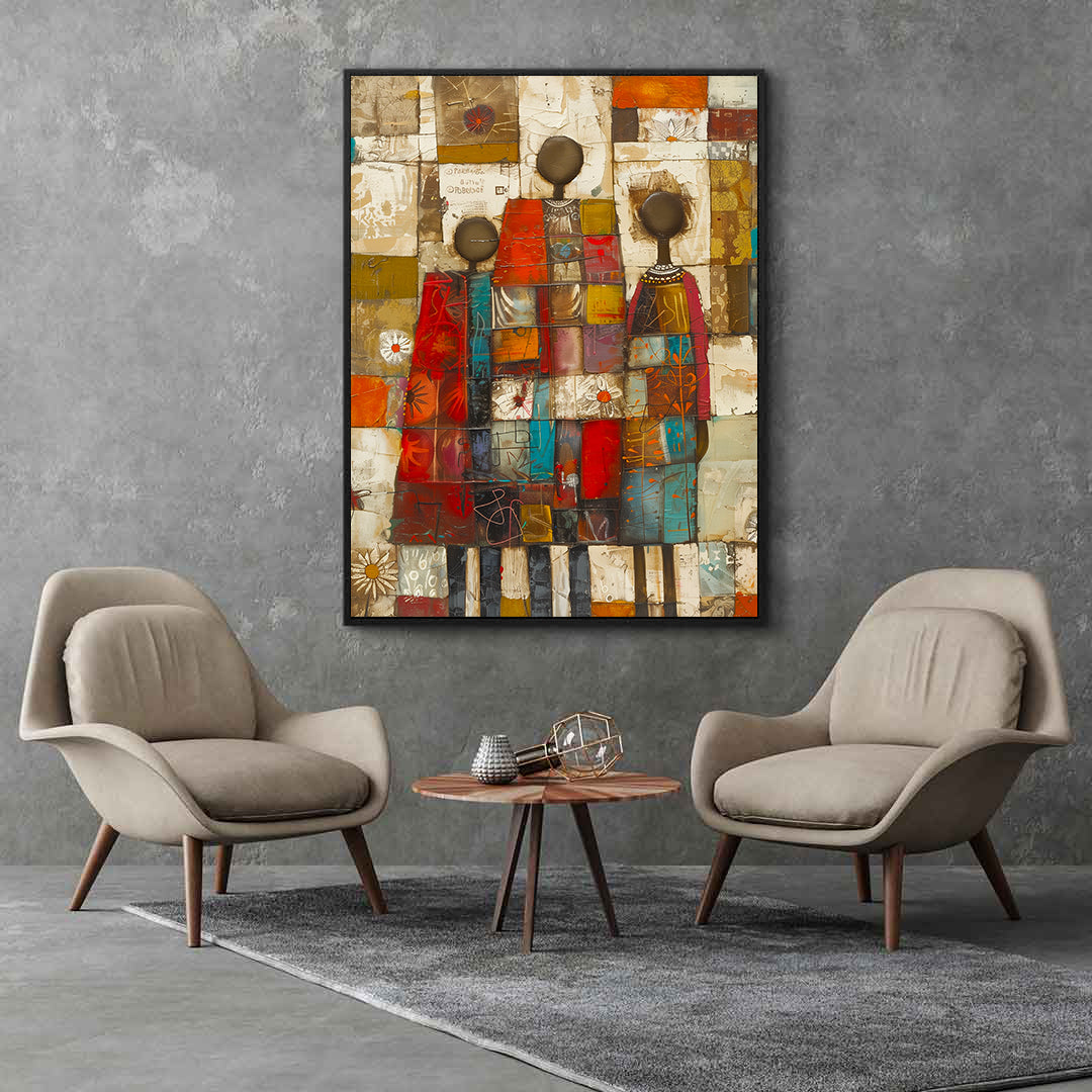 Canvas Painting - African Art