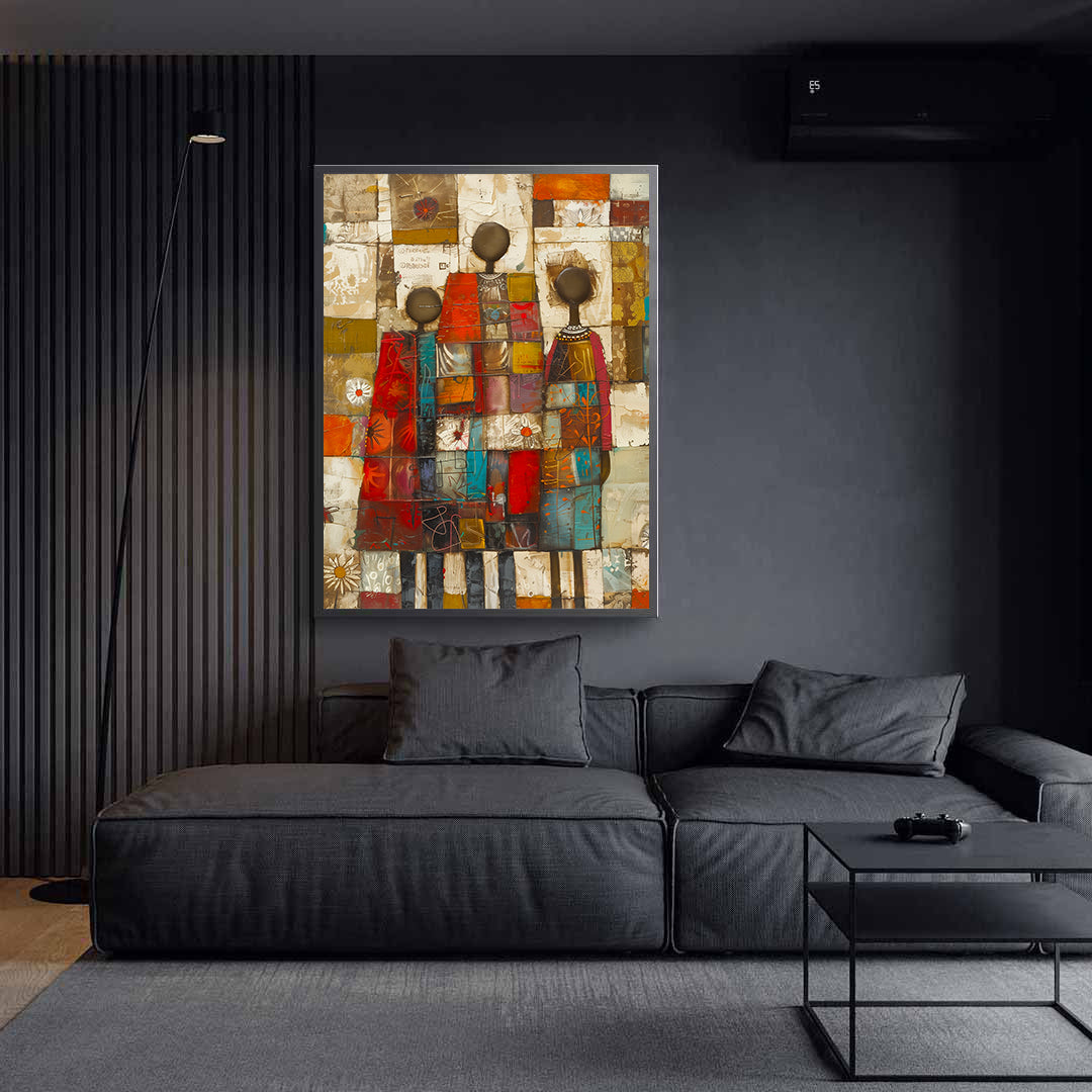 Canvas Painting - African Art