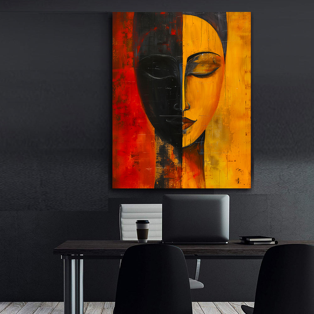 Canvas Painting - Abstract Portrait