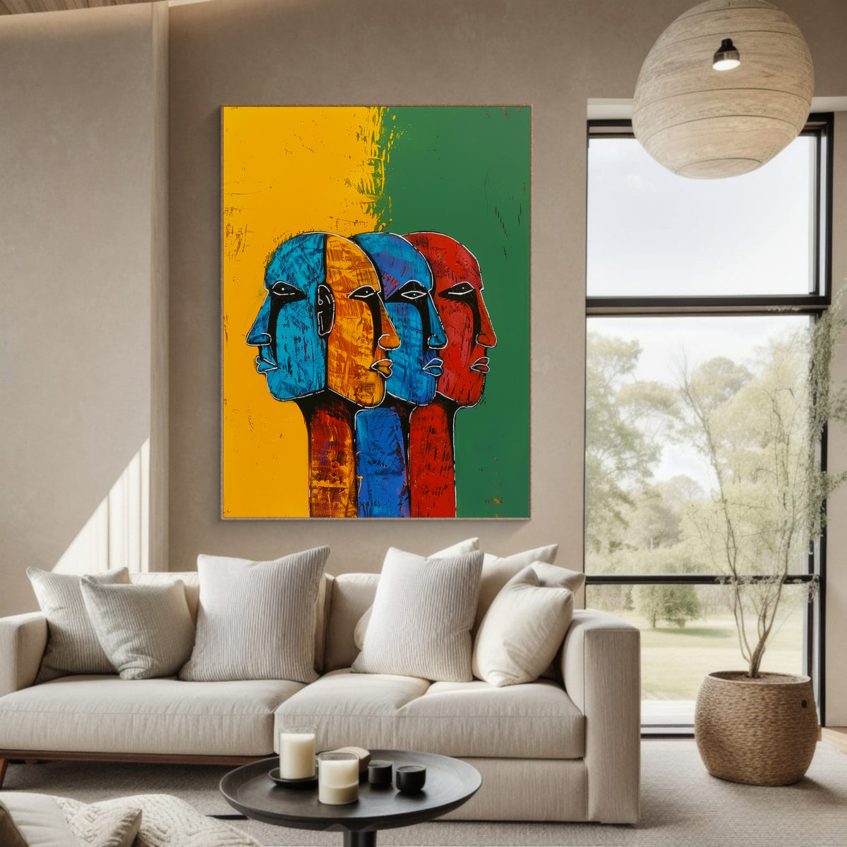 Tablou Canvas - Portret Abstract