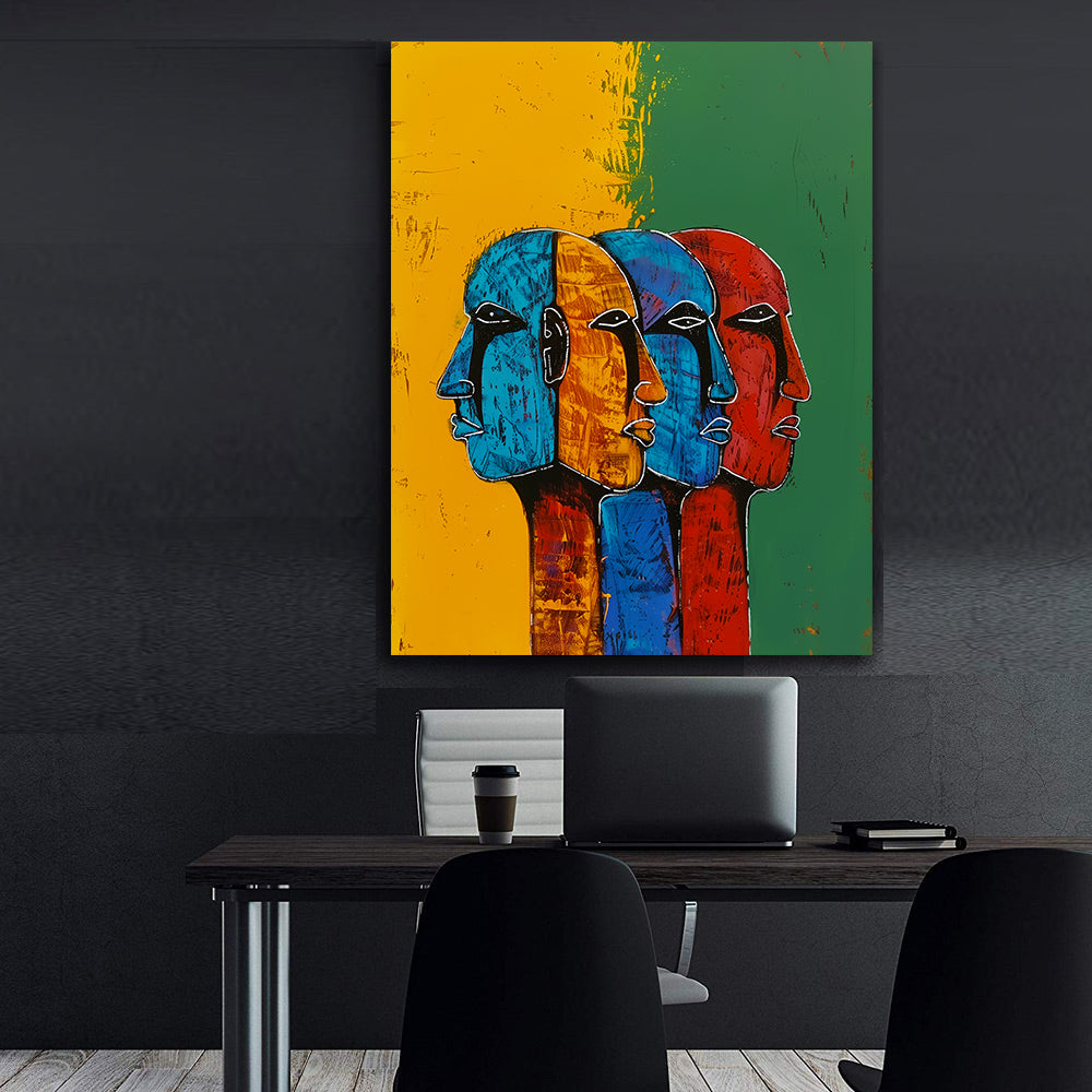 Tablou Canvas - Portret Abstract