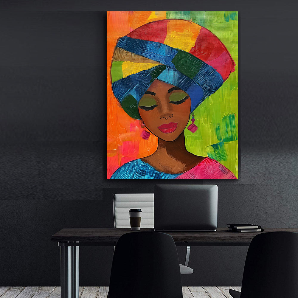 Canvas Painting - Abstract Portrait