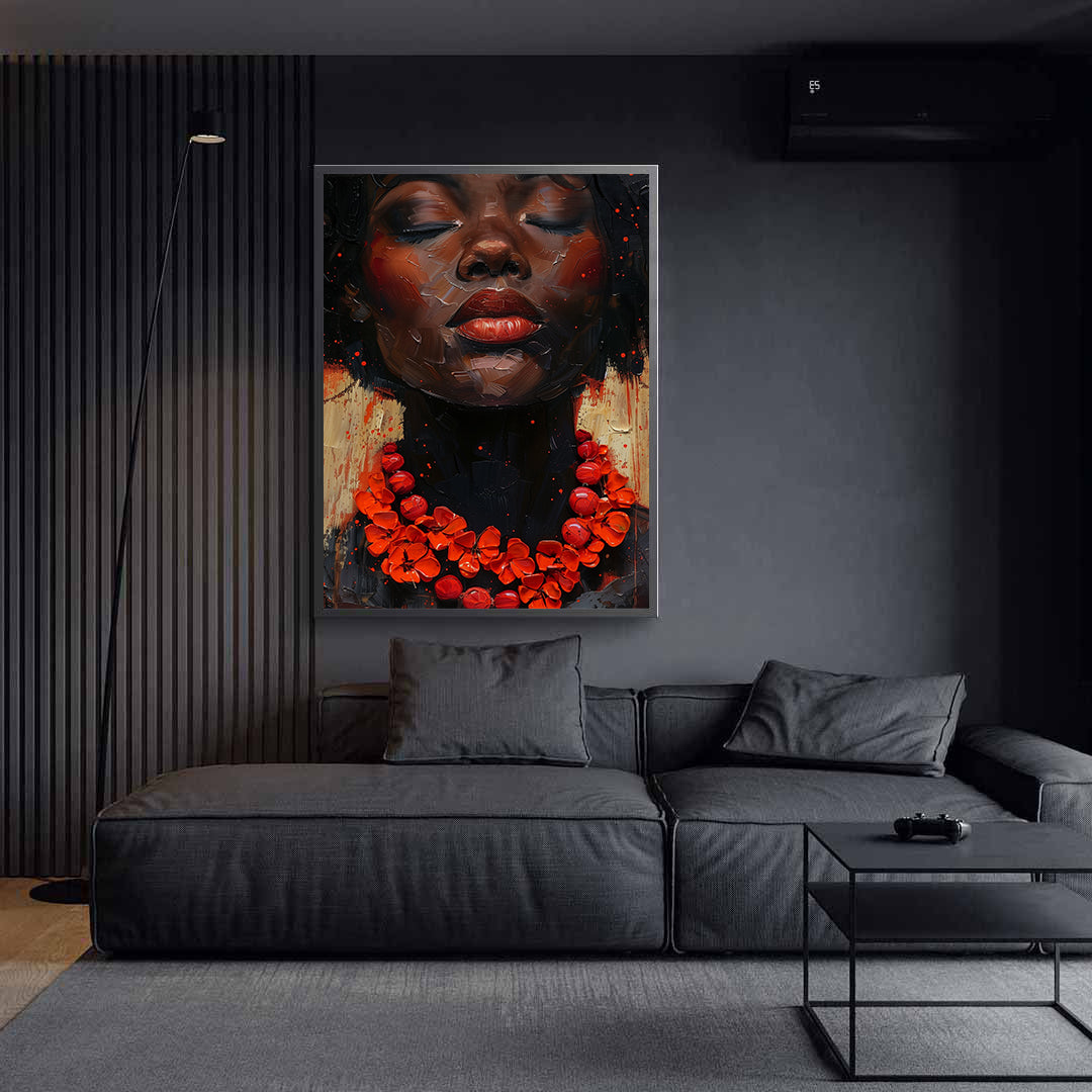 Tablou Canvas - Portret Femeie Africana