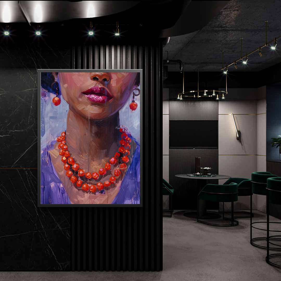 Canvas Painting - African Woman Portrait