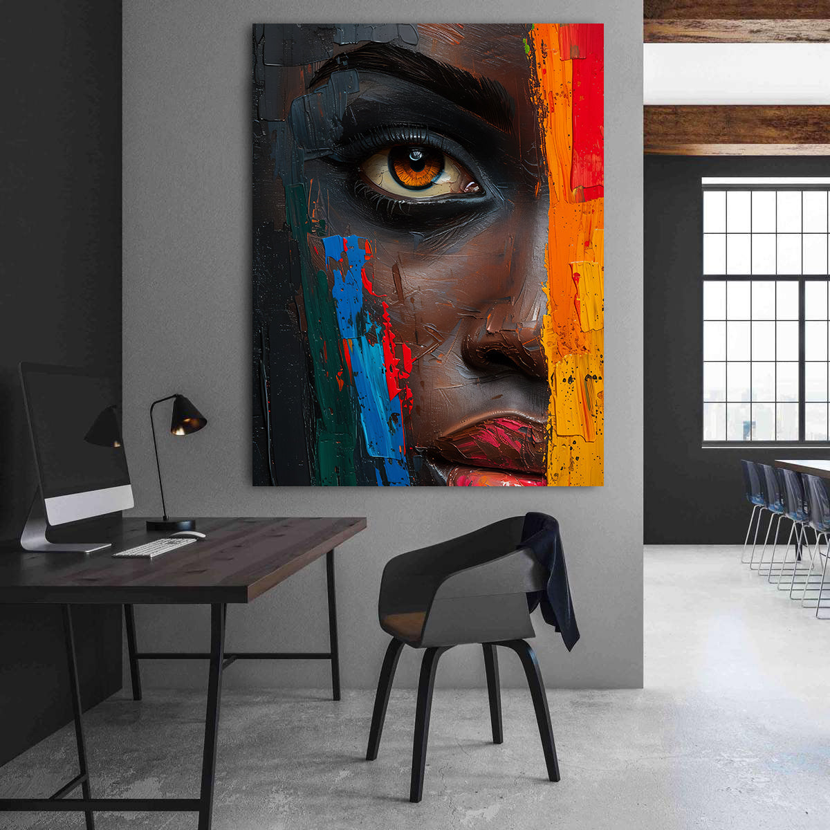 Canvas Painting - Abstract Portrait
