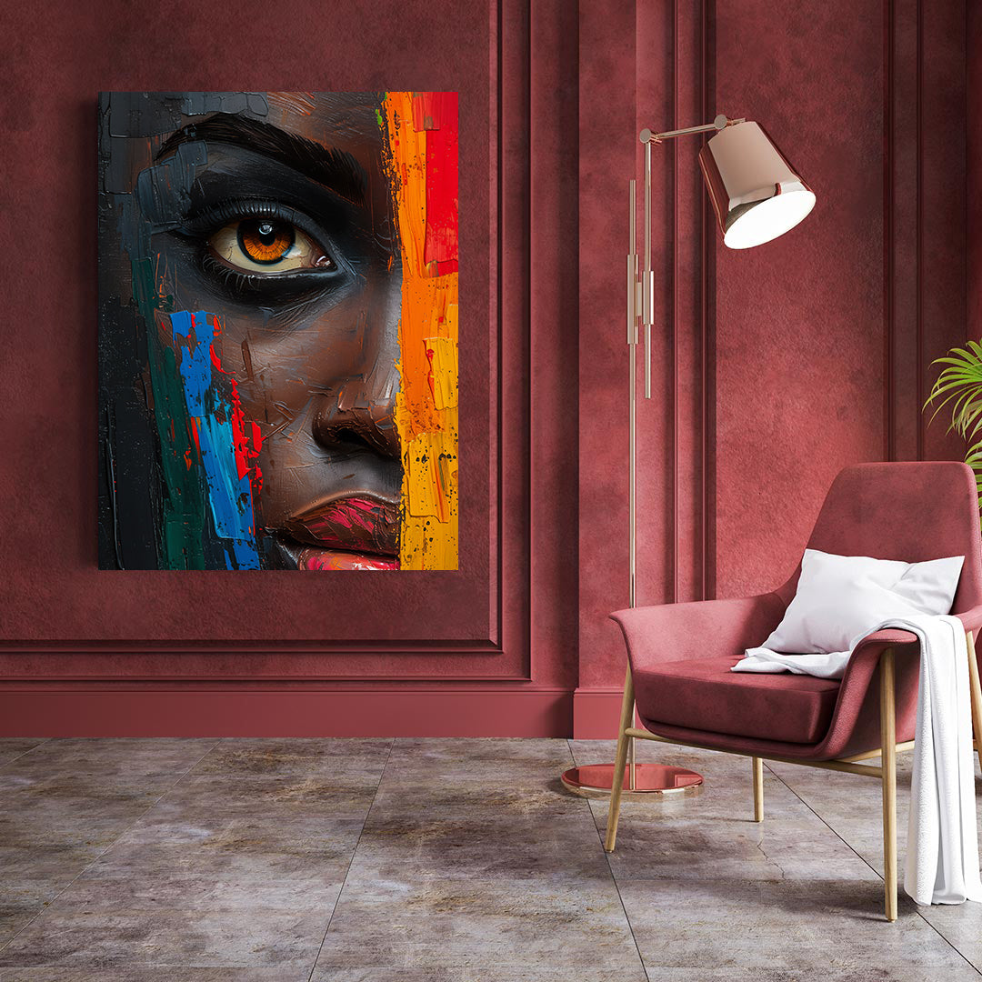 Canvas Painting - Abstract Portrait