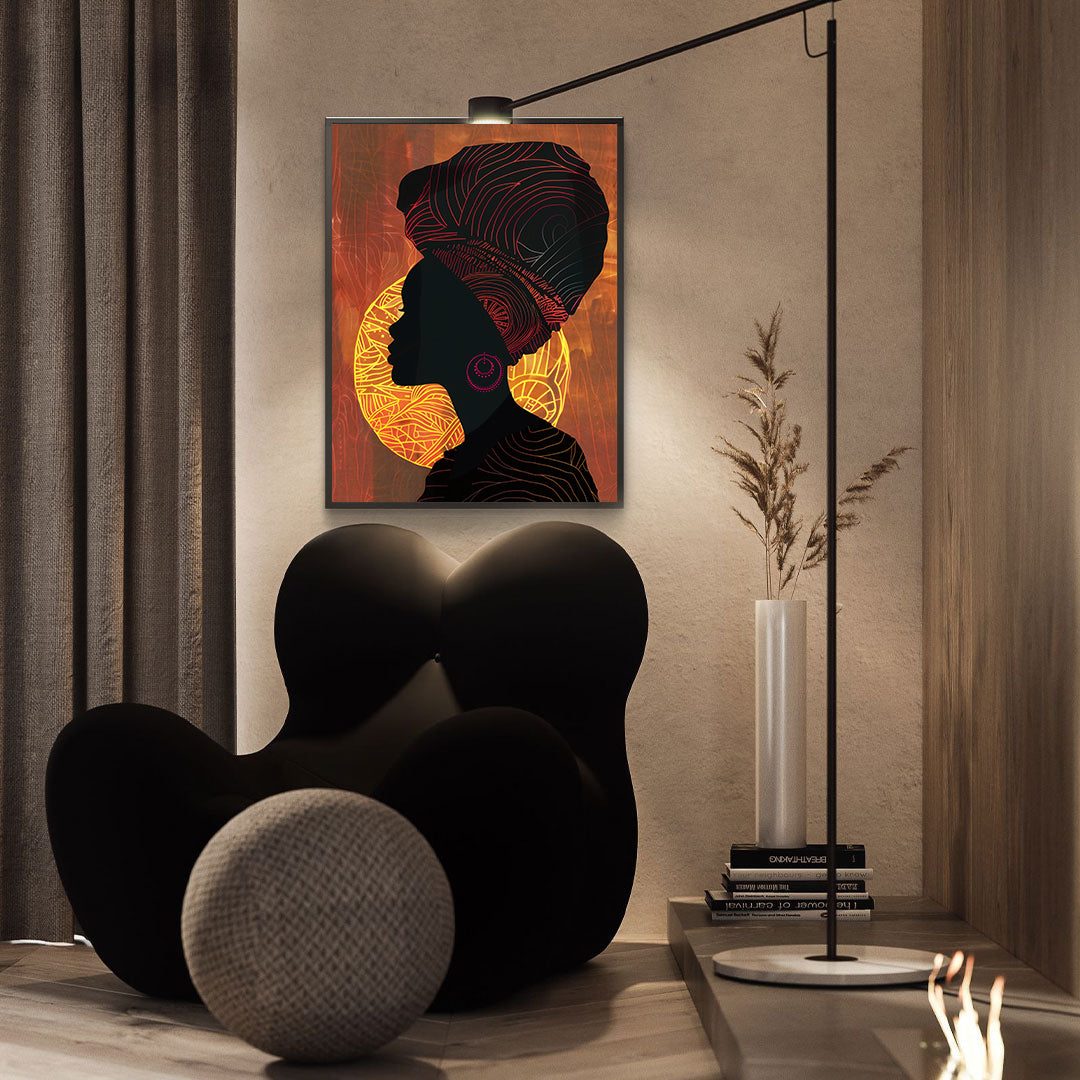 Tablou Canvas - Portret Femeie Africana