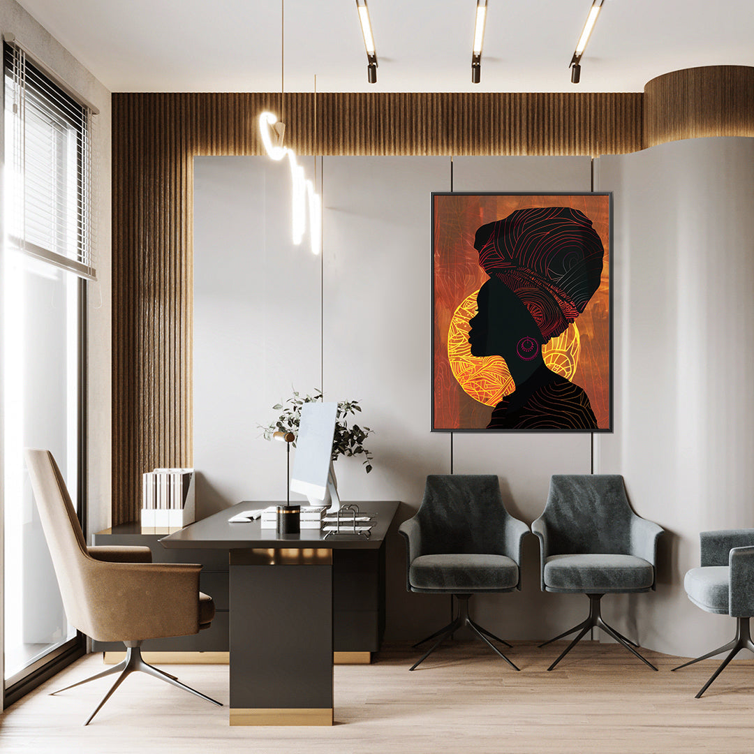Tablou Canvas - Portret Femeie Africana