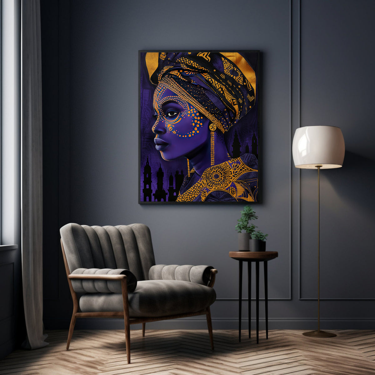 Tablou Canvas - Portret Femeie Africana