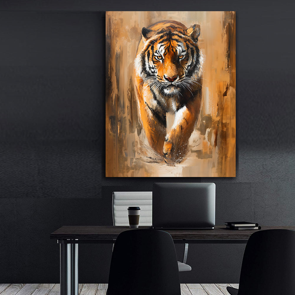 Canvas Painting - Elegant Tiger