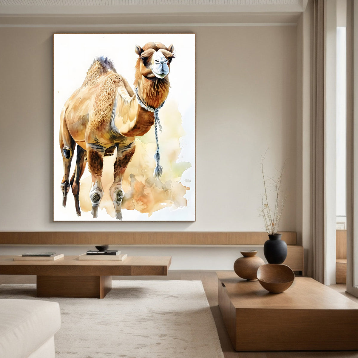 Canvas Painting - Desert Camel